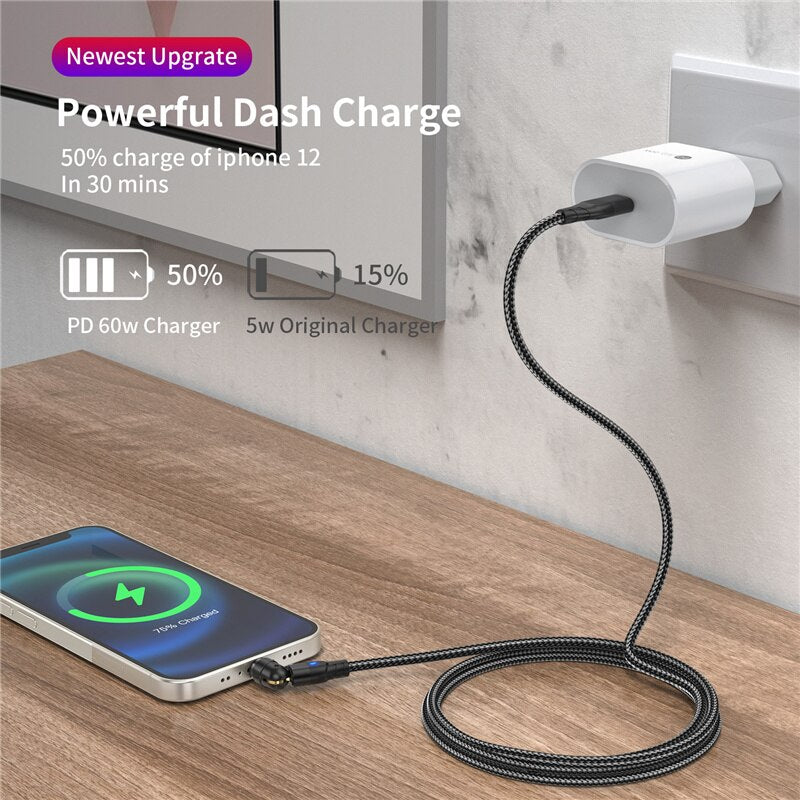 USLION PD 60W Cabo Magnético Carregamento