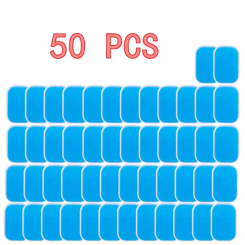 50 Almofadas de Gel Estimulador Muscular ABS Fitness Abdominal