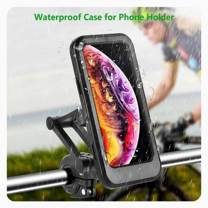 Suporte de telefone para  bicicleta ou moto 360 graus rotação