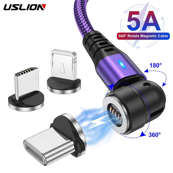 cabo magnético de carregamento rápido micro usb