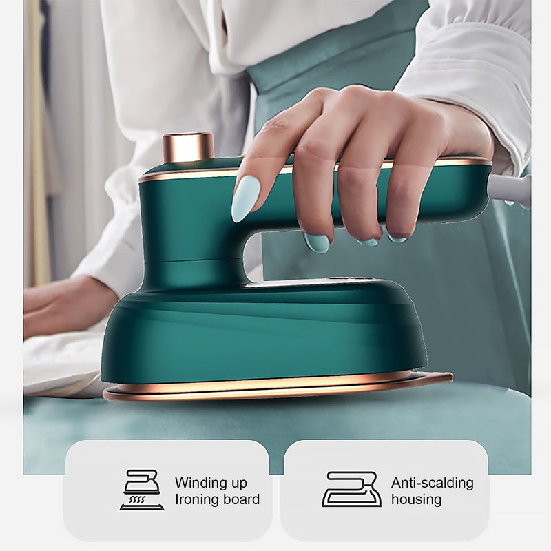Profissional mini ferro molhado seco máquina de engomar imprensa de calor para costura portátil ferro elétrico a vapor handheld para casa e viagem